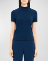 Theory Tiny Tee In Blueberry