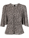 Isabel Marant Black Geza Top For Women In Fw23 Season In Black
