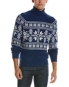 Brunello Cucinelli Jacquard Turtleneck Cashmere Sweater In Multi
