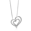 Vir Jewels 1/14 Cttw 6 Stones Lab Grown Diamond Pendant Necklace .925 Sterling Silver 3/4 Inch With 18 Inch Cha In Silver