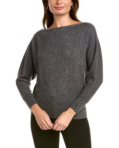 Lightweight Silk-Cashmere Sequin Knit Sweater