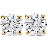 Pompeii3 3ct Tdw Diamond Studs 14k Yellow Gold Lab Grown Screw Back Earrings In Multi