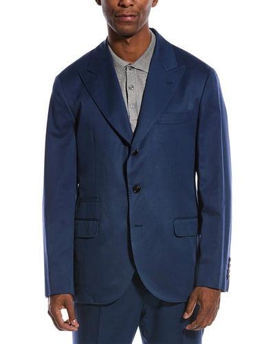 Brunello Cucinelli Men's Wool Three-button Two-piece Suit In Multi