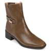 Journee Collection Collection Women's Tru Comfort Foam Wide Width Aubrie Bootie In Grey