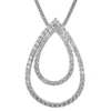 Vir Jewels 0.90 Cttw Diamond Pendant, Diamond Pear Pendant Necklace For Women In 18k White Gold With 18 Inch Ch In White