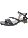 Lifestride Julep Womens Faux Leather Metallic Heels In Black