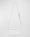 Jil Sander All Day Buckle Metallic Shoulder Bag In Atlantic Deep