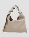 JW ANDERSON SMALL CHAIN LEATHER TOP-HANDLE BAG