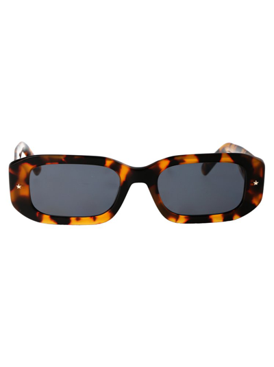 Chiara Ferragni Rectangular Frame Sunglasses In Multi