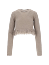 JW ANDERSON JW ANDERSON CROPPED FRINGED