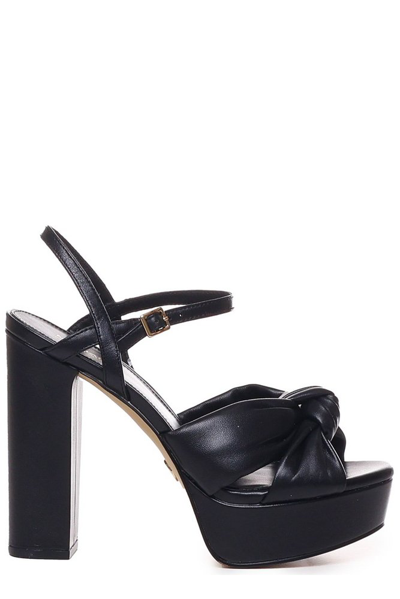 Michael Michael Kors Josie Platform Sandals In Black