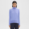 Theory Karenia Turtleneck Sweater In Cashmere In Grotto