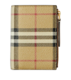 BURBERRY CHECK BIFOLD WALLET