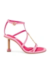 Jacquemus Les Sandales Pralu Leather Sandals In Pink