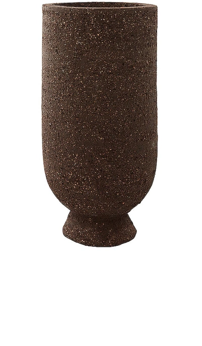 Aytm Terra Flowerpot & Vase In Java Brown