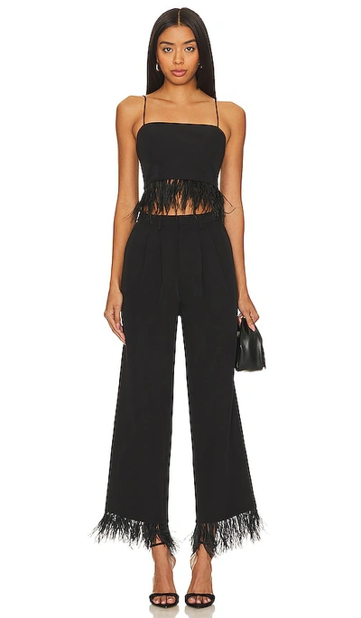 Saylor Messika Top & Trousers Set In Black