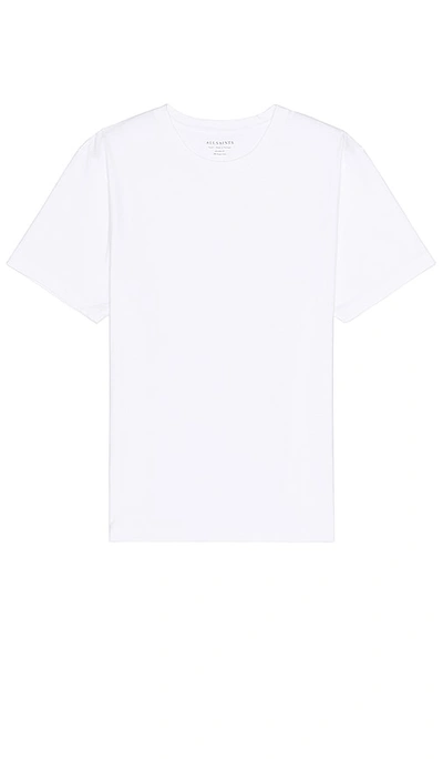 Allsaints Curtis Cotton T-shirt In Optic White