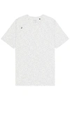 Rhone Reign Short Sleeve-gray Space Dye In Grey