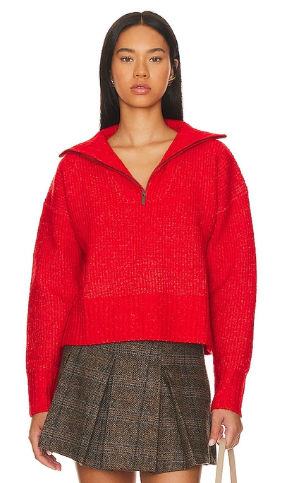John & Jenn By Line Atlas Sweater In Red