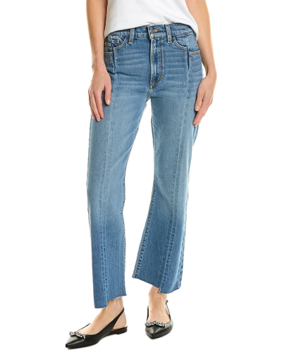 Joe's Jeans The Blake High Rise Wide Leg Cropped Jeans In Just In Case In Blue