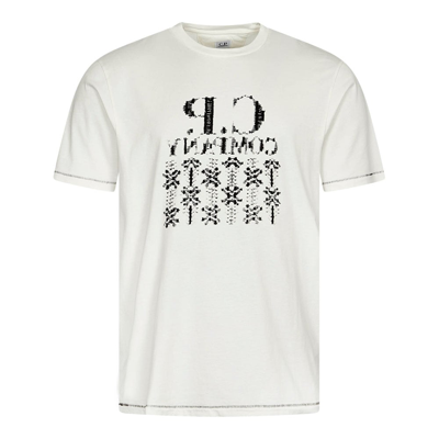 C.p. Company Retro T-shirt In White