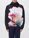 Alexander Mcqueen Multicolor Multicolour Floral Print Windbreaker Jacket In Multicolor
