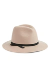Nordstrom Relaxed Short Brim Panama Hat In Tea Rose Light Combo
