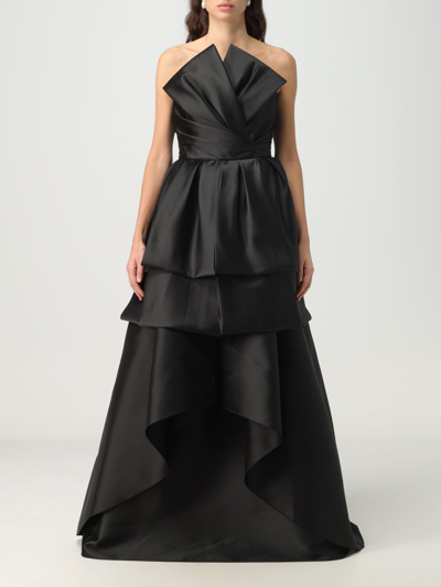 Alberta Ferretti Dress  Woman In Black