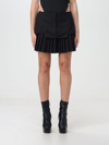 Andreädamo Andreadamo Bubble Hem Skirt In Black