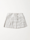 YOUNG VERSACE SKIRT YOUNG VERSACE KIDS COLOR SILVER,E92763097
