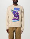 BRAIN DEAD SWEATER BRAIN DEAD MEN COLOR BEIGE,E94922022