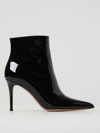 Gianvito Rossi Vernice 85 Patent-leather Ankle Boots In Black