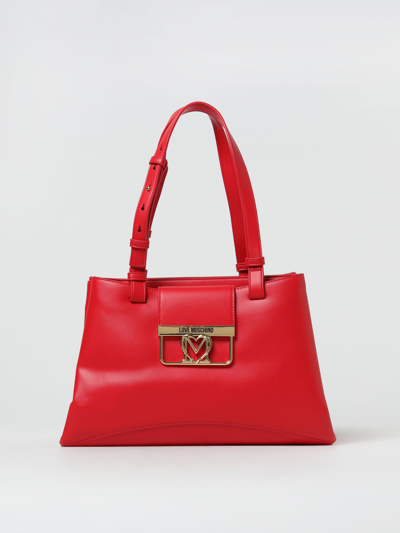 Love Moschino Shoulder Bag  Woman In Red