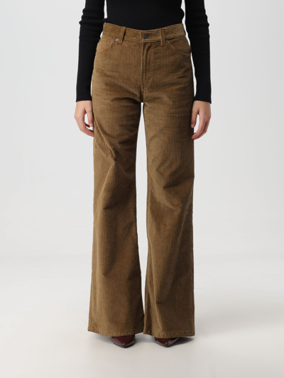 Dondup Trousers  Woman In Camel