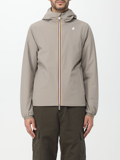 K-way Jacket  Men In Beige