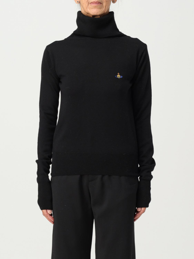 VIVIENNE WESTWOOD SWEATER VIVIENNE WESTWOOD WOMAN COLOR BLACK,E98650002