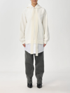 Patou Trompe Layered Hoodie In Beige