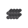Bombas Lightweight Merino Wool Blend No Show Sock 8-pack In Charcoal