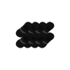 Bombas Lightweight Merino Wool Blend No Show Sock 8-pack In Black
