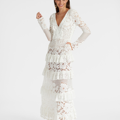 La Doublej Footloose Lacey Dress In White