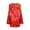 La Doublej Mini Supreme Swing Dress In Red