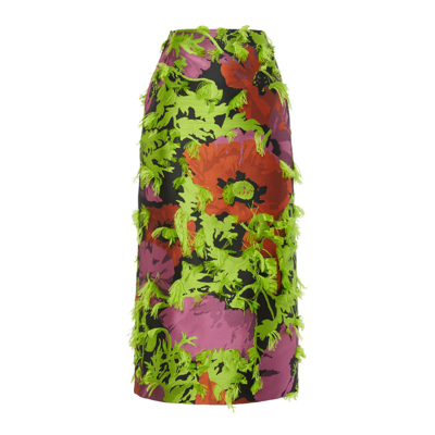 La Doublej Pencil Skirt In Wonderland Multicolor