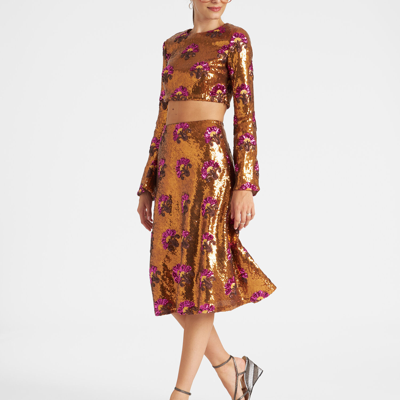 La Doublej Holly Skirt In Rust