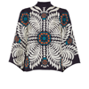 La Doublej Make An Exit Top In Mix Tiles Placée Black