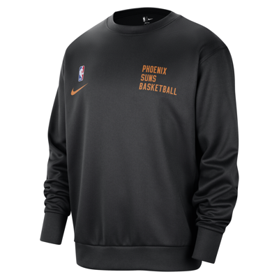Nike Phoenix Suns Spotlight  Men's Dri-fit Nba Crew-neck Sweatshirt In Black