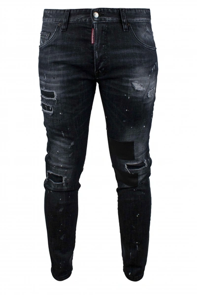 Dsquared2 Men Skater Jean In Black