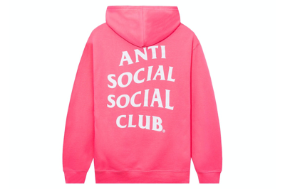Pre-owned Anti Social Social Club Mind Games Hoodie Pink