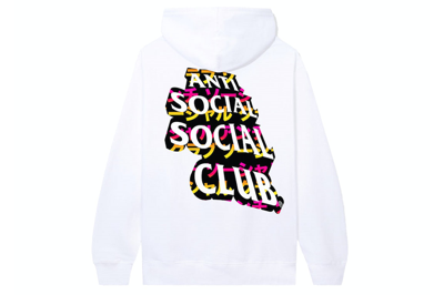 Pre-owned Anti Social Social Club Tq Hoodie White