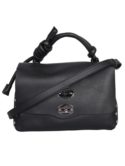 Zanellato The Postina Piuma Knot S Bag In Black