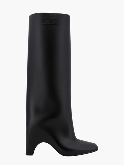 Coperni Square-toe Boots In Black